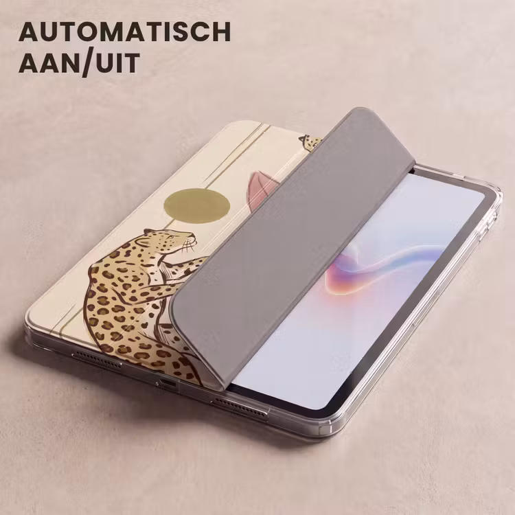 iPad hoes - Dieren - Kat - Jungle - Illustratie - Beige — 4