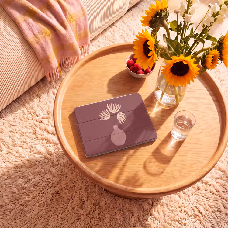 iPad hoes - Bloemen - Vaas - Abstract - Modern - Aardetinten — 2