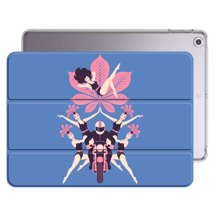 iPad hoes - Mensen - Dans - Motor - Retro - Roze — 1