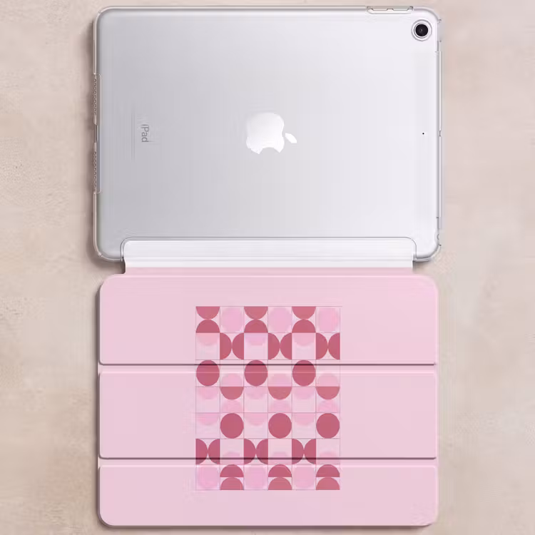iPad hoes - Abstract - Geometrisch - Cirkels - Roze - Modern — 6