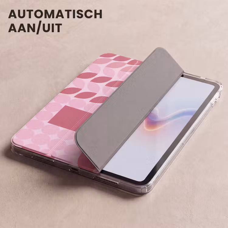 iPad hoes - Abstract - Geometrisch - Patroon - Modern - Roze — 4