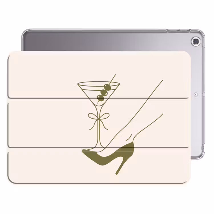 iPad hoes - Drank - Martini - Hoge hak - Mode - Groen — 1
