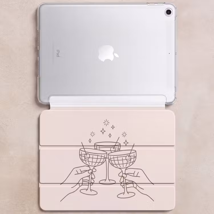iPad hoes - Drankjes - Feest - Proosten - Minimalistisch - Groen — 6