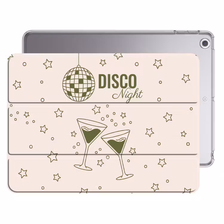 iPad hoes - Feest - Disco - Drank - Illustratie - Groen — 1
