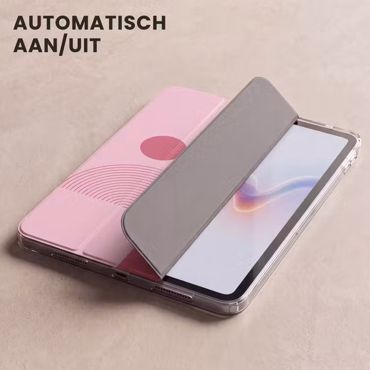 iPad hoes - Geometrie - Patroon - Abstract - Roze - Modern — 4