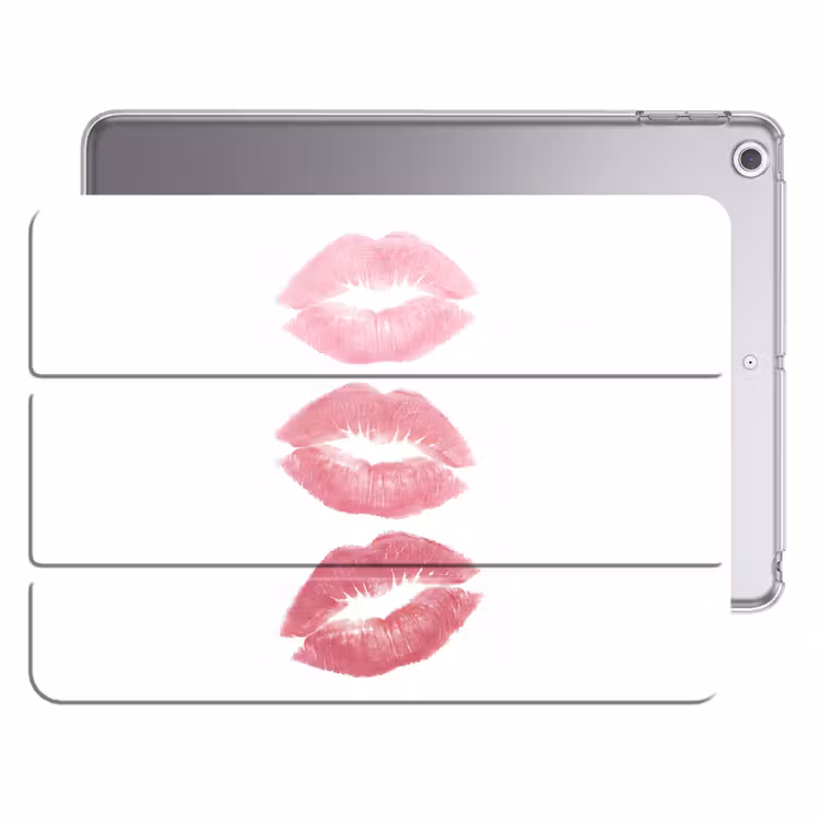 iPad hoes - Lippen - Kusafdruk - Roze - Modern - Abstract — 1