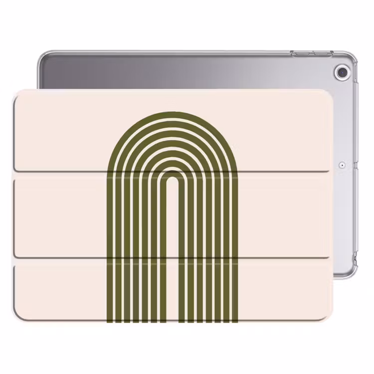 iPad hoes - Abstract - Bogen - Modern - Groen - Kunst — 1