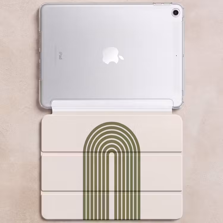 iPad hoes - Abstract - Bogen - Modern - Groen - Kunst — 6