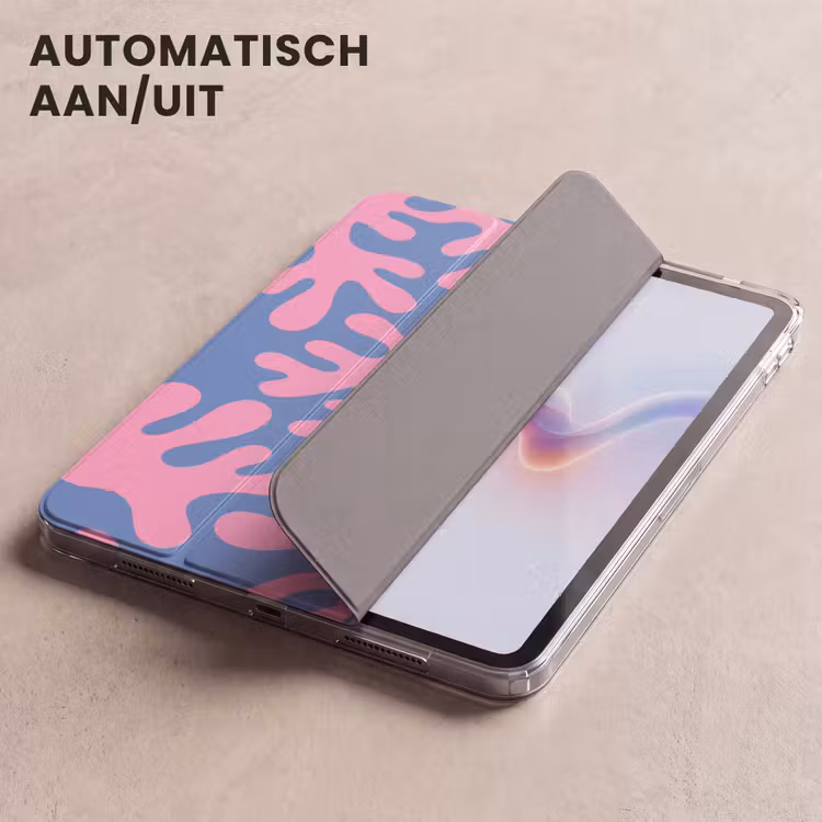 iPad hoes - Abstract - Vormen - Roze - Blauw — 4