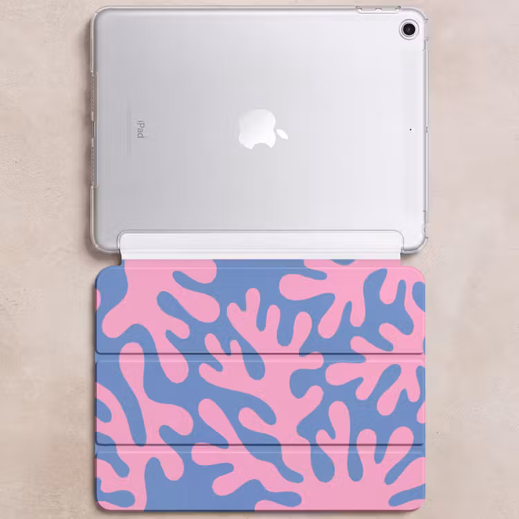 iPad hoes - Abstract - Vormen - Roze - Blauw — 6