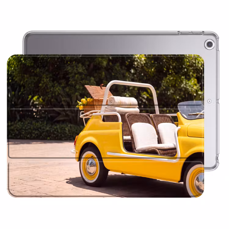 iPad hoes - Auto - Picknick - Zomer - Geel — 1