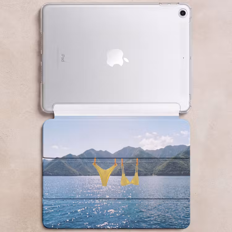 iPad hoes - Badmode - Bikini - Zee - Bergen - Geel — 6