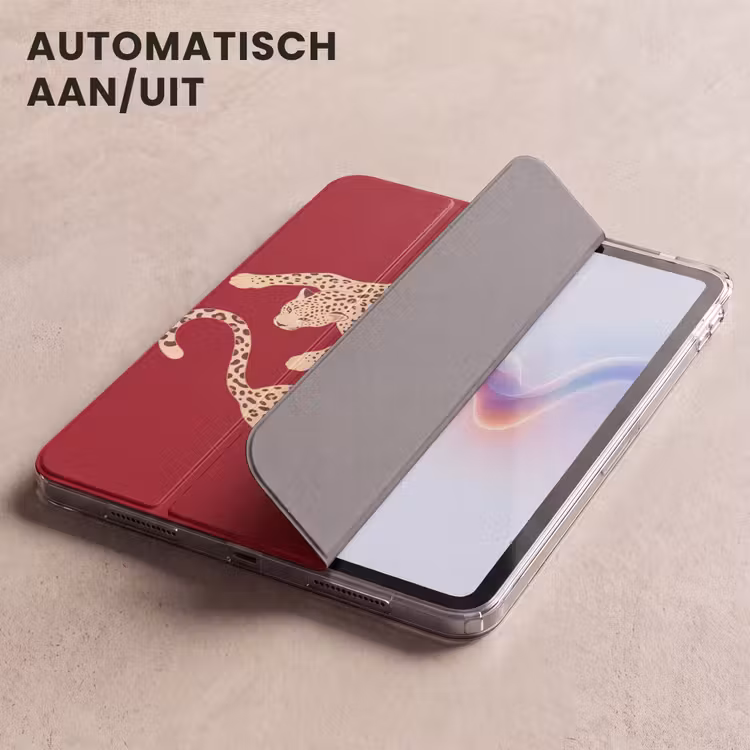 iPad hoes - Dieren - Luipaard - Abstract - Rood - Modern — 4