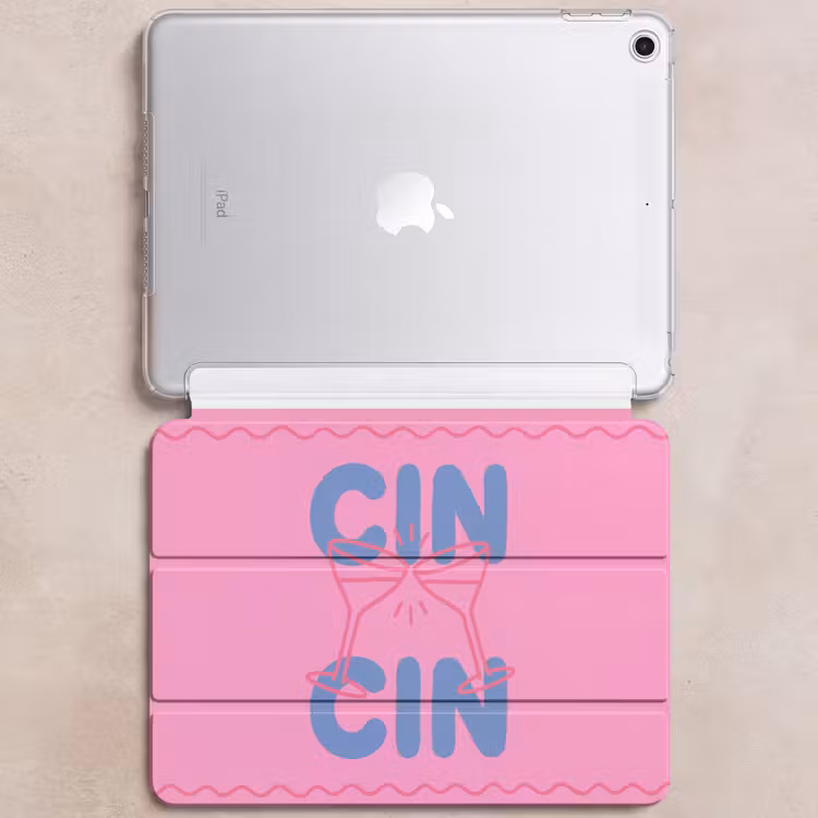 iPad hoes - Drank - Glazen - Proost - Modern - Roze — 6