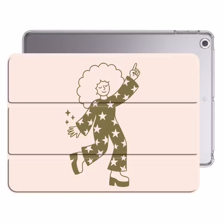 iPad hoes - Mensen - Dansend - Feest - Vintage - Groen — 1