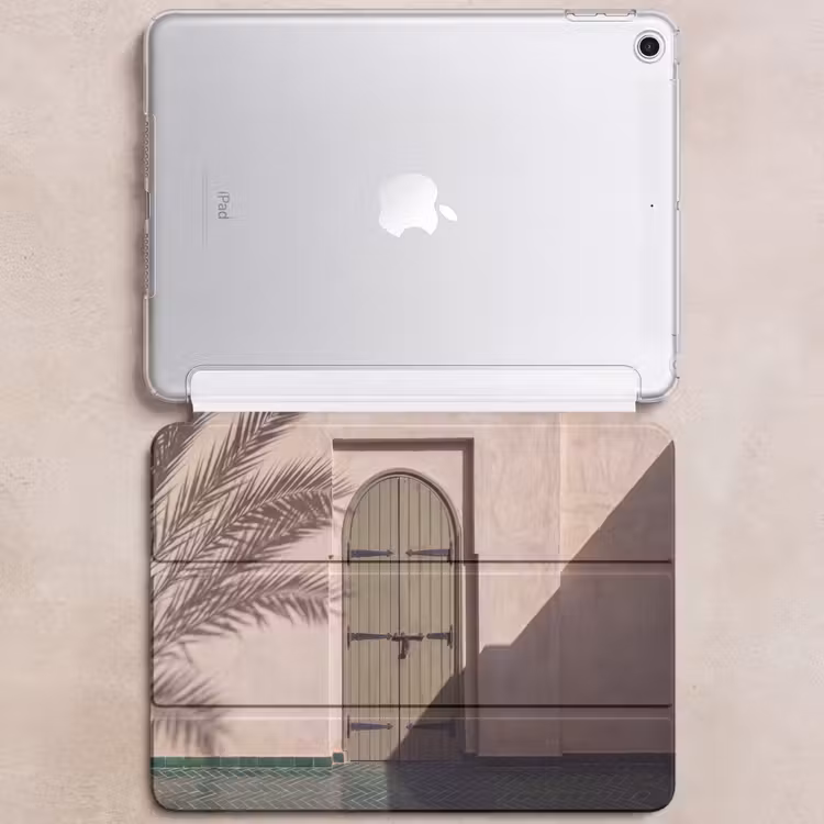 iPad hoes - Deur - Hout - Architectuur - Groen - Rustiek — 6