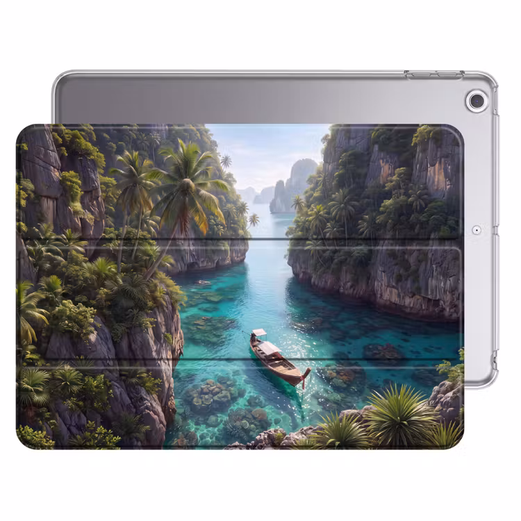 iPad hoes - Eiland - Tropisch - Water - Palmbomen - Natuur — 1