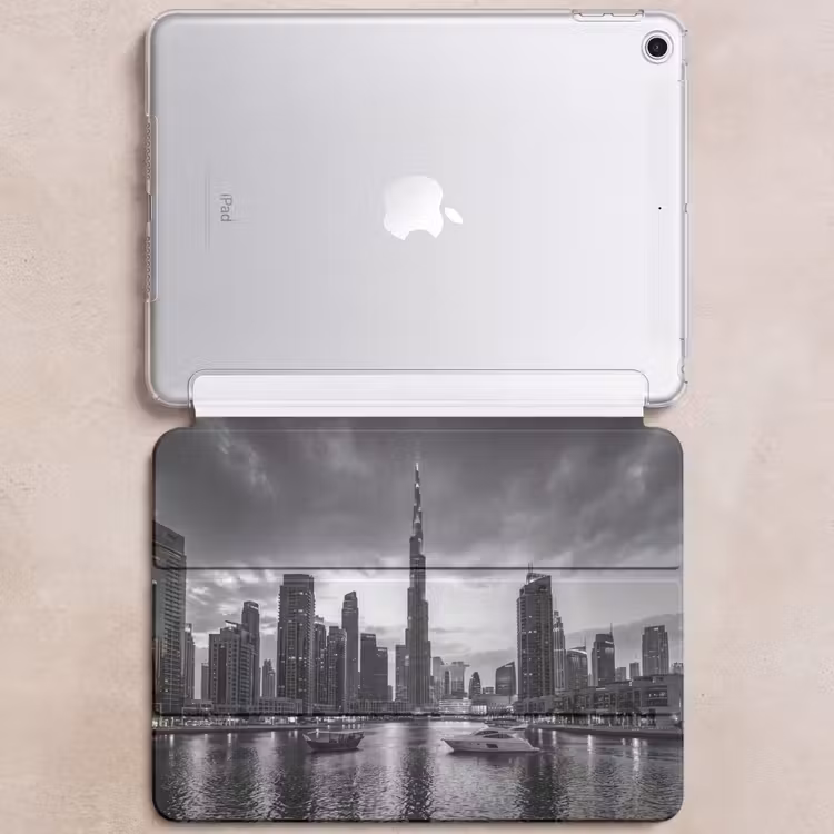 iPad hoes - Stad - Skyline - Architectuur - Avond - Zwart-wit — 6