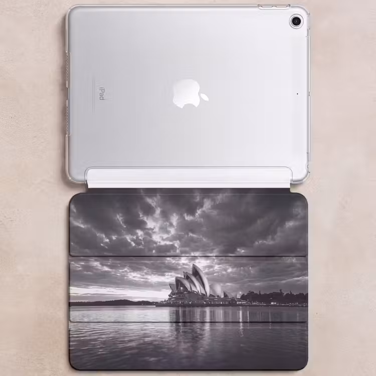 iPad hoes - Architectuur - Water - Stad - Modern - Zwart-wit — 6