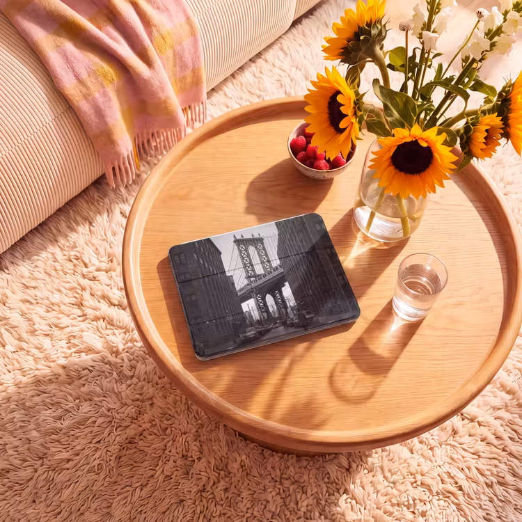 iPad hoes - Brug - Stad - Architectuur - Modern - Zwart-wit — 2