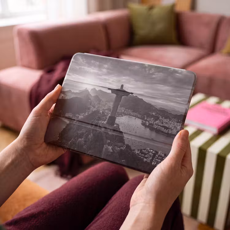 iPad hoes - Monument - Stadsgezicht - Landschap - Zwart-wit — 3