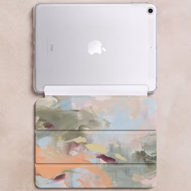 iPad hoes - Abstract - Borstelstreken - Kunst - Modern - Pastel — 6
