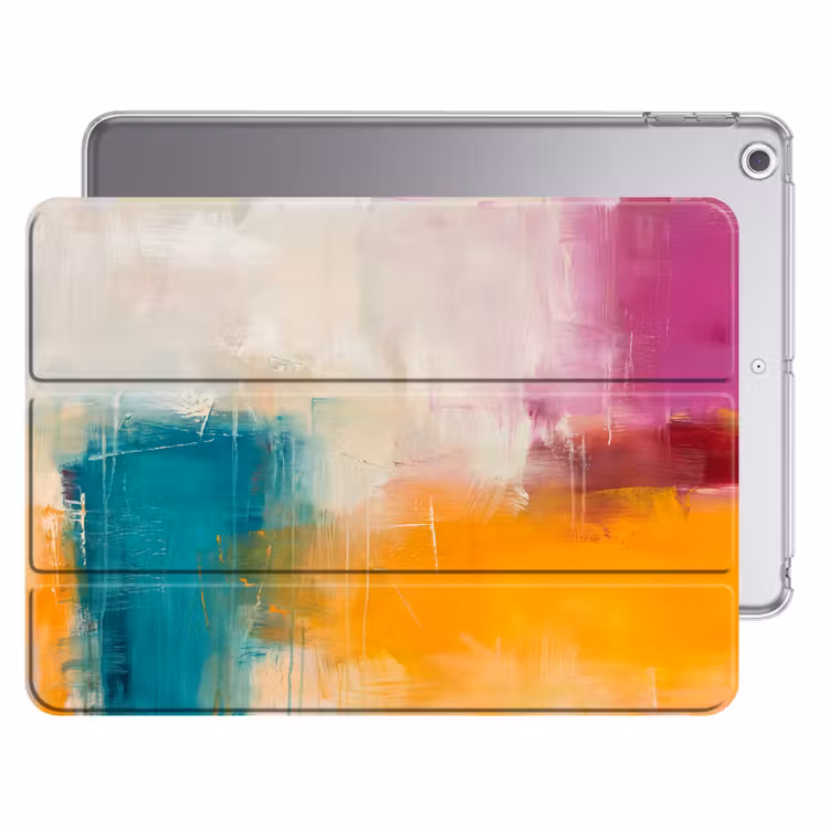iPad hoes - Abstract - Kleurrijk - Modern - Kunst - Oranje — 1
