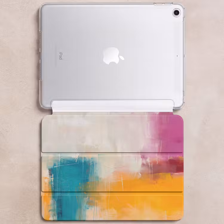 iPad hoes - Abstract - Kleurrijk - Modern - Kunst - Oranje — 6