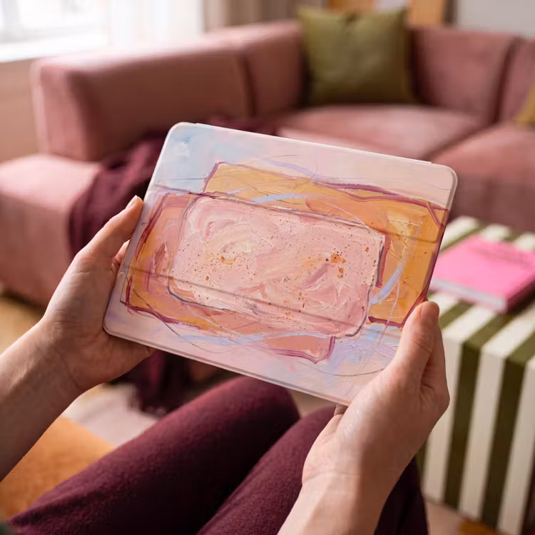 iPad hoes - Abstract - Vormen - Modern - Roze — 3