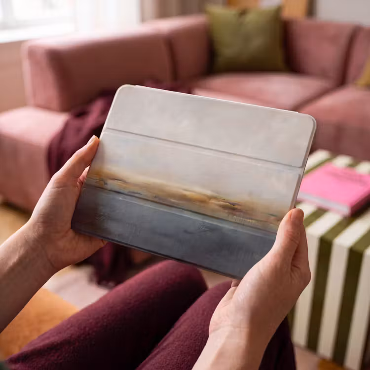 iPad hoes - Abstract - Horizon - Water - Modern - Beige — 3