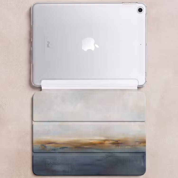 iPad hoes - Abstract - Horizon - Water - Modern - Beige — 6