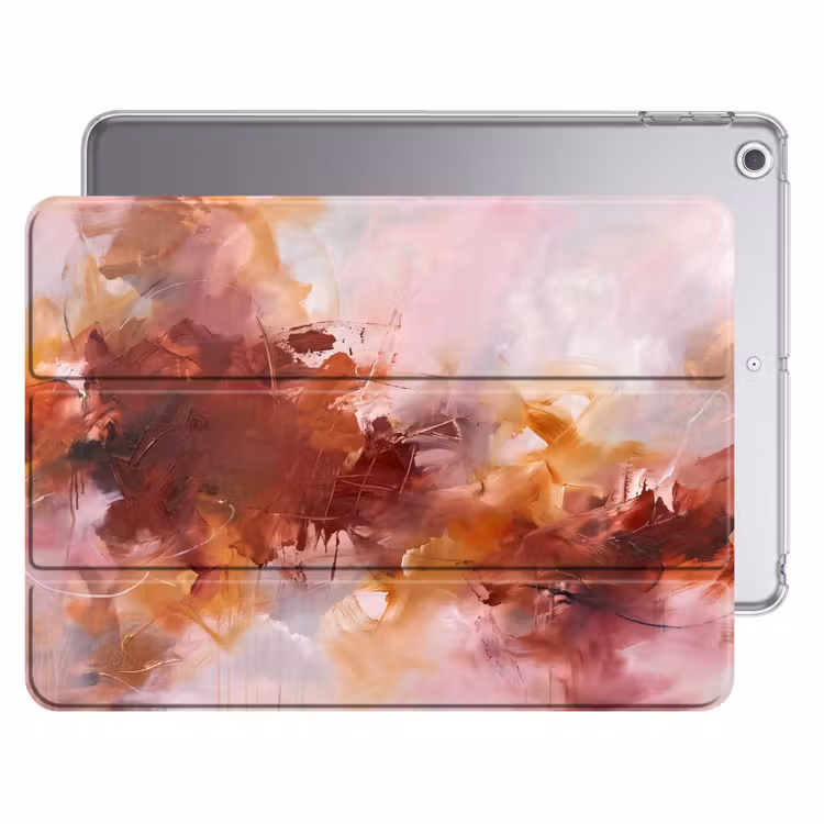 iPad hoes - Abstract - Kleurrijk - Kunst - Modern - Roze-Rood — 1
