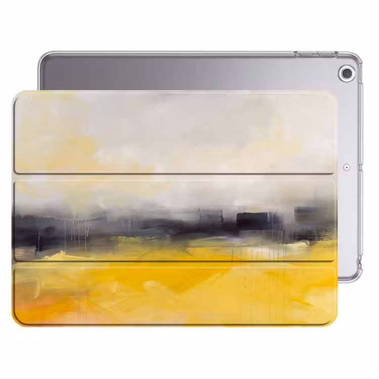iPad hoes - Abstract - Landschap - Modern - Geel — 1