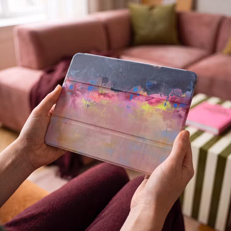 iPad hoes - Abstract - Textuur - Kleuren - Modern - Roze — 3