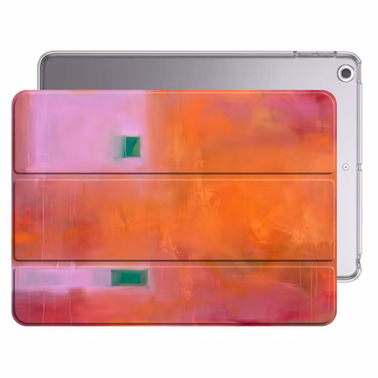 iPad hoes - Abstract - Vlakken - Kunst - Modern - Oranje — 1