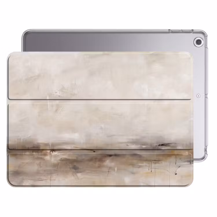 iPad hoes - Abstrakt - Landschap - Modern - Beige - Kunst — 1
