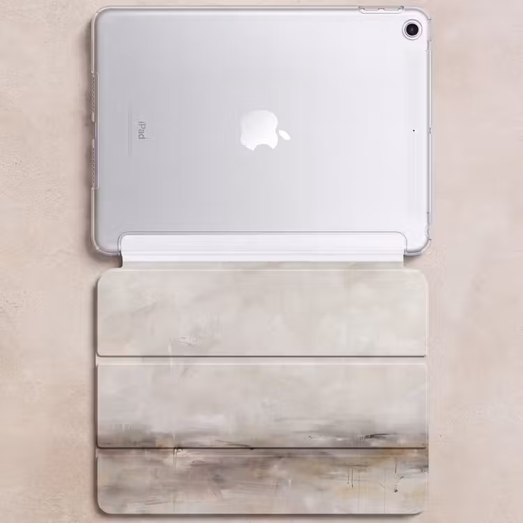 iPad hoes - Abstrakt - Landschap - Modern - Beige - Kunst — 6