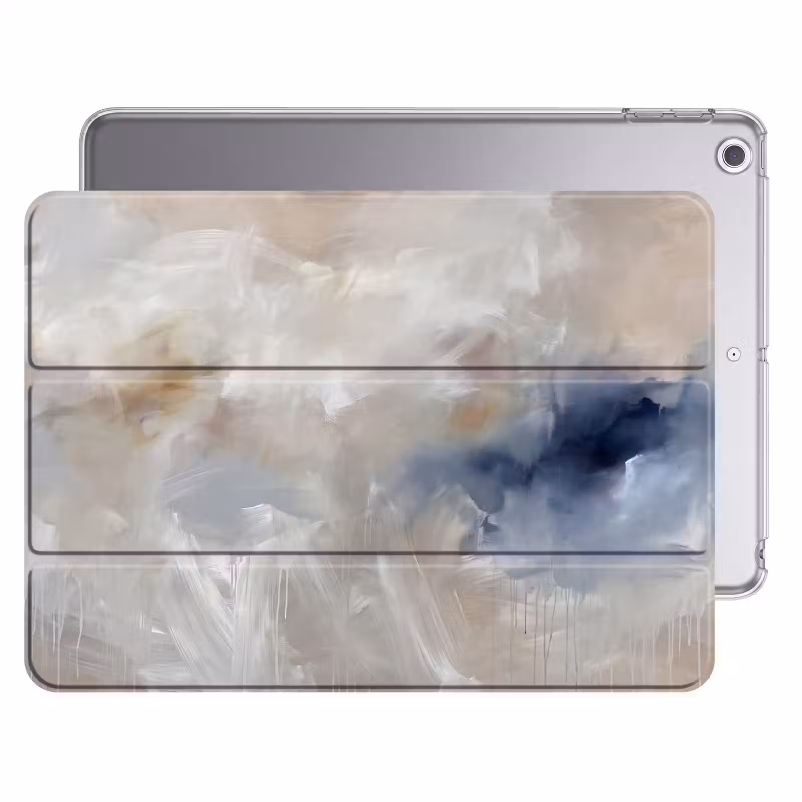 iPad hoes - Abstract - Wolken - Sfeer - Modern - Beige — 1