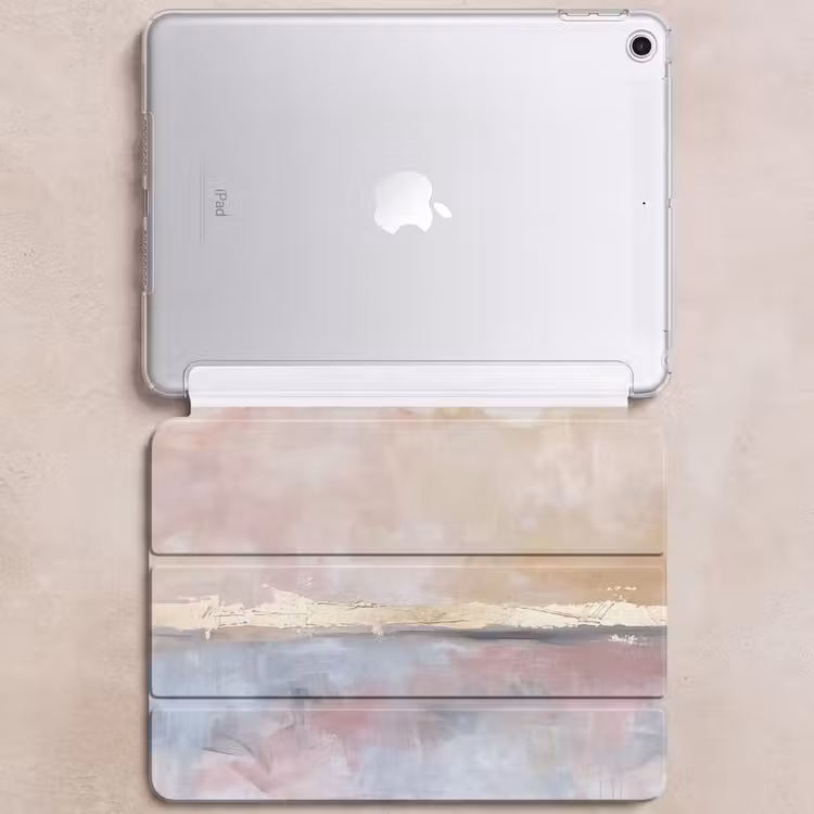 iPad hoes - Abstract - Horizontaal - Kunst - Roze - Goud — 6
