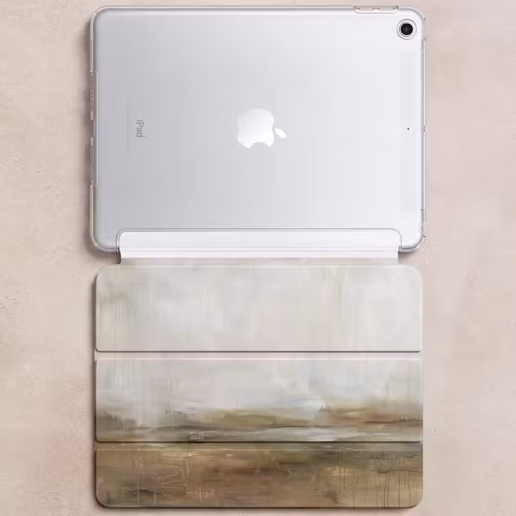 iPad hoes - Abstract - Landschap - Natuur - Beige - Bruin — 6