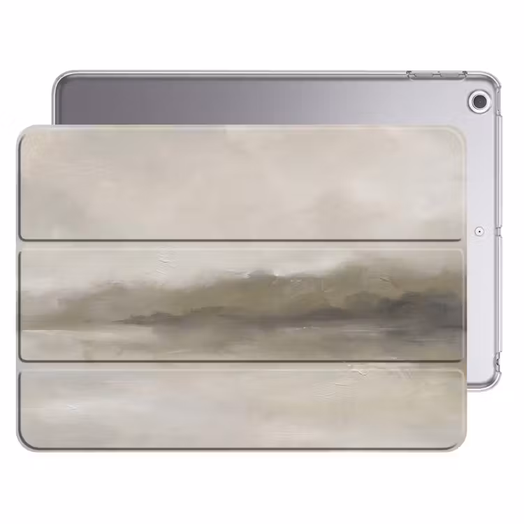 iPad hoes - Abstract - Landschap - Nevel - Modern - Grijs — 1