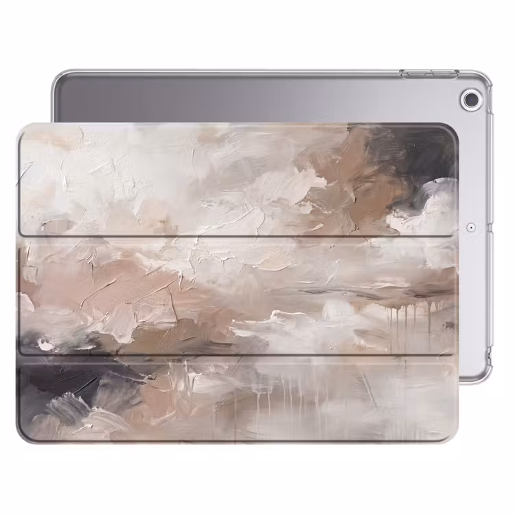 iPad hoes - Abstract - Textuur - Kunst - Modern - Beige — 1