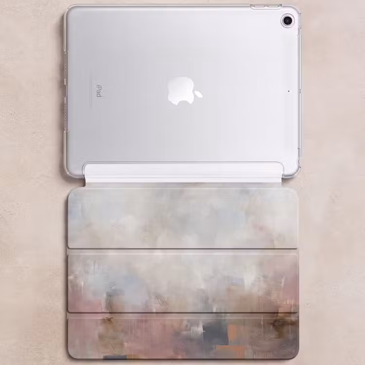 iPad hoes - Abstract - Vloeiend - Kunst - Modern - Beige — 6