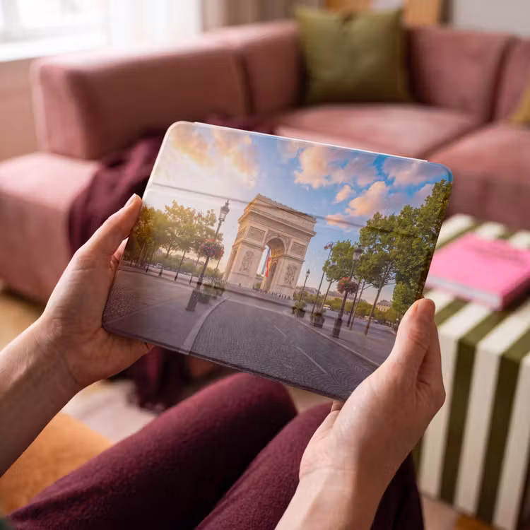 iPad hoes - Monument - Parijs - Zonsondergang - Architectuur - Goud — 3