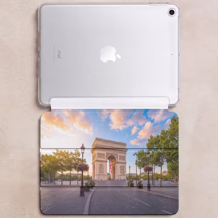 iPad hoes - Monument - Parijs - Zonsondergang - Architectuur - Goud — 6
