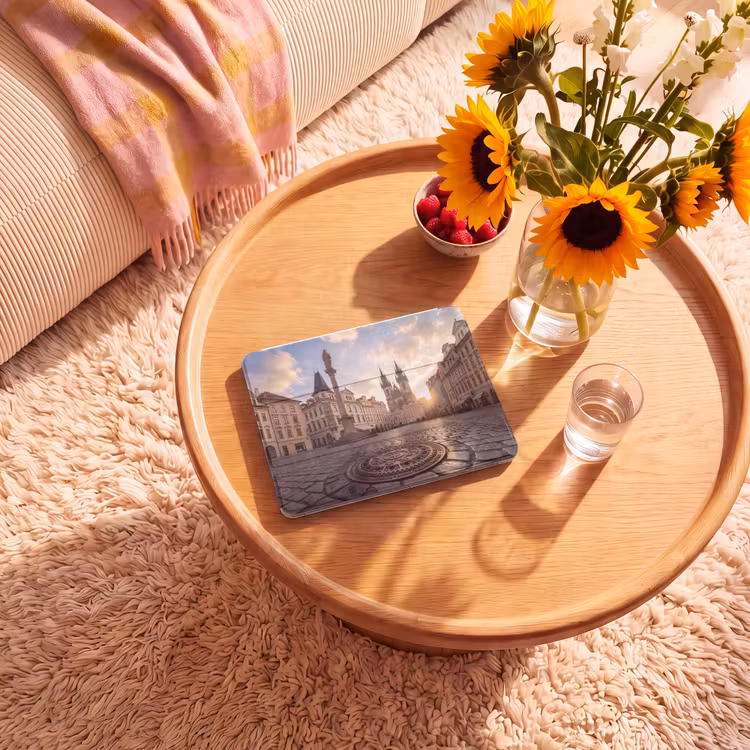 iPad hoes - Stad - Praag - Ochtend - Architectuur - Goud — 2