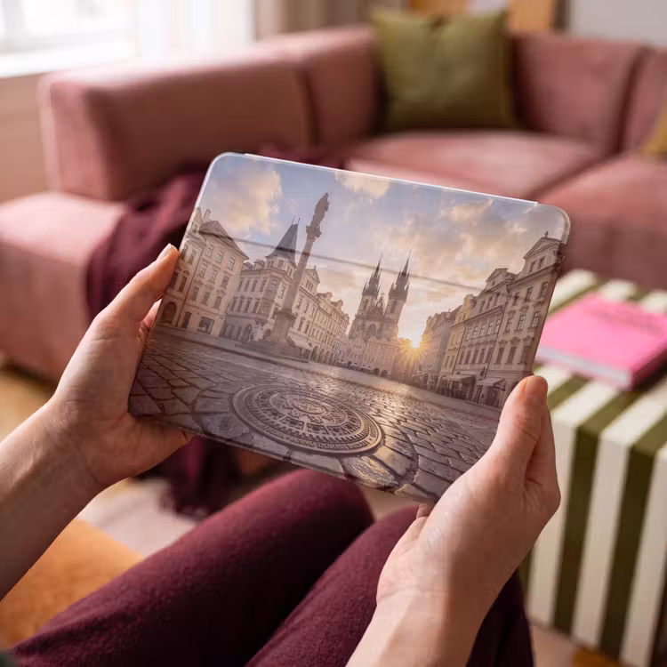 iPad hoes - Stad - Praag - Ochtend - Architectuur - Goud — 3