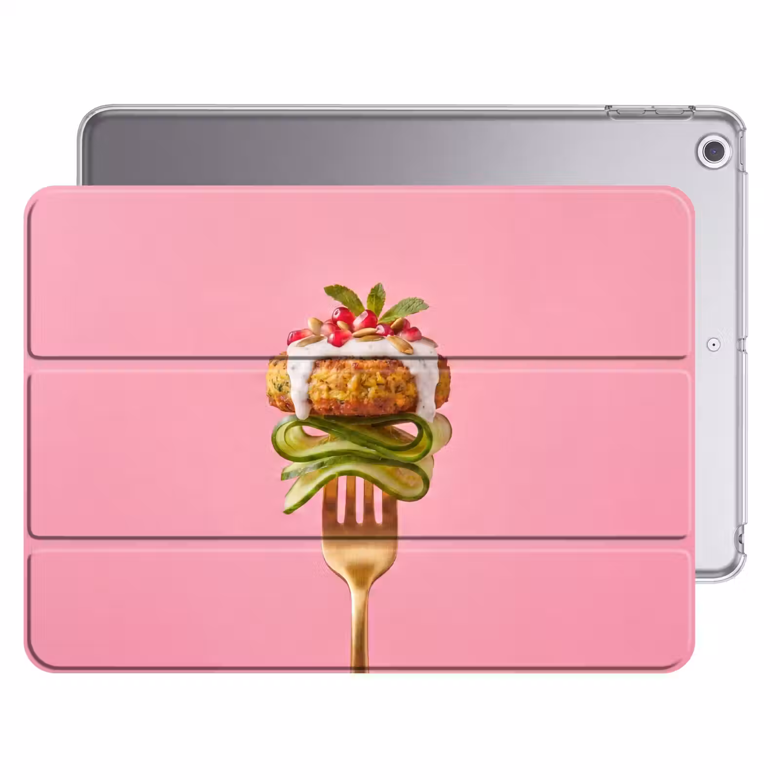 iPad hoes - Eten - Vork - Roze — 1