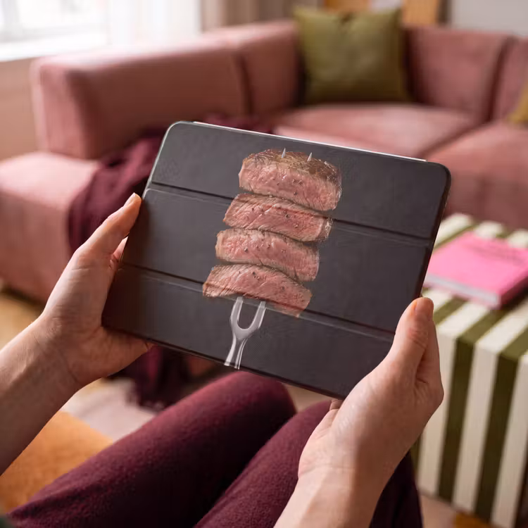 iPad hoes - Eten - Rosé - Vork — 3