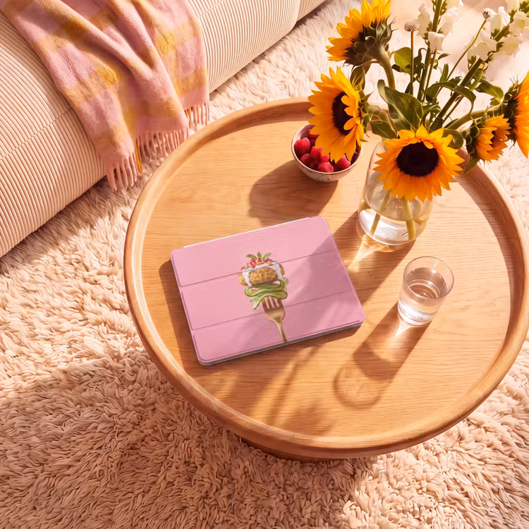iPad hoes - Eten - Vork - Roze — 2